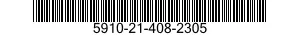 5910-21-408-2305 CAPACITOR,FIXED,PAPER DIELECTRIC 5910214082305 214082305