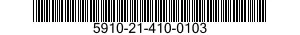 5910-21-410-0103 CAPACITOR,VARIABLE,AIR DIELECTRIC 5910214100103 214100103