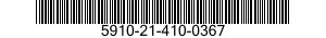 5910-21-410-0367 CAPACITOR,VARIABLE,GLASS DIELECTRIC 5910214100367 214100367