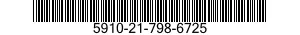 5910-21-798-6725 CAPACITOR,FIXED,ELECTROLYTIC 5910217986725 217986725