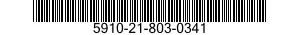 5910-21-803-0341 CAPACITOR,FIXED,PAPER DIELECTRIC 5910218030341 218030341