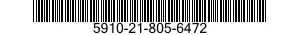 5910-21-805-6472 CAPACITOR,FIXED,METALLIZED,PAPER-PLASTIC DIELECTRIC 5910218056472 218056472