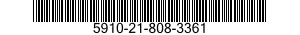 5910-21-808-3361 CAPACITOR,FIXED,PLASTIC DIELECTRIC 5910218083361 218083361