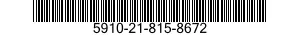 5910-21-815-8672 CAPACITOR,FIXED,CERAMIC DIELECTRIC 5910218158672 218158672