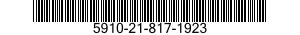 5910-21-817-1923 CAPACITOR,FIXED,PAPER DIELECTRIC 5910218171923 218171923