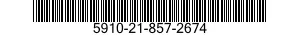 5910-21-857-2674 CAPACITOR,FIXED,ELECTROLYTIC 5910218572674 218572674