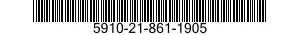 5910-21-861-1905 CAPACITOR,FIXED,MICA DIELECTRIC 5910218611905 218611905