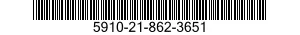 5910-21-862-3651 CAPACITOR,FIXED,METALLIZED,PAPER-PLASTIC DIELECTRIC 5910218623651 218623651