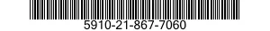 5910-21-867-7060 CAPACITOR,VARIABLE,AIR DIELECTRIC 5910218677060 218677060