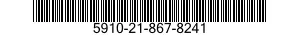 5910-21-867-8241 CAPACITOR,FIXED,PAPER DIELECTRIC 5910218678241 218678241