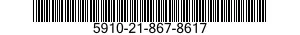 5910-21-867-8617 CAPACITOR,FIXED,ELECTROLYTIC 5910218678617 218678617