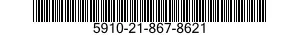 5910-21-867-8621 CAPACITOR,FIXED,ELECTROLYTIC 5910218678621 218678621
