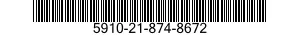 5910-21-874-8672 CAPACITOR,FIXED,ELE 5910218748672 218748672