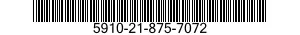 5910-21-875-7072  5910218757072 218757072
