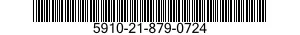 5910-21-879-0724 CAPACITOR,VARIABLE,CERAMIC DIELECTRIC 5910218790724 218790724