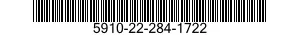 5910-22-284-1722 CAPACITOR,FIXED,PAPER DIELECTRIC 5910222841722 222841722