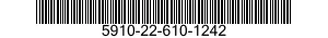 5910-22-610-1242 CAPACITOR,FIXED,ELECTROLYTIC 5910226101242 226101242