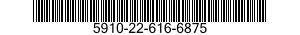 5910-22-616-6875 CAPACITOR,FIXED,ELECTROLYTIC 5910226166875 226166875