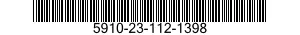 5910-23-112-1398 CAPACITOR. 5910231121398 231121398