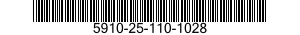 5910-25-110-1028 CAPACITOR,FIXED,PLASTIC DIELECTRIC 5910251101028 251101028