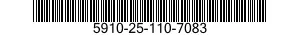 5910-25-110-7083 CAPACITOR,VARIABLE, 5910251107083 251107083