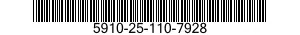 5910-25-110-7928  5910251107928 251107928
