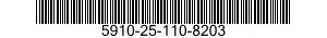 5910-25-110-8203 CAPACITOR,FIXED,ELECTRICAL 5910251108203 251108203