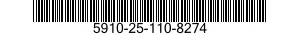 5910-25-110-8274 CAPACITOR,VARIABLE, 5910251108274 251108274
