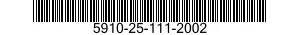 5910-25-111-2002  5910251112002 251112002