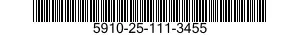 5910-25-111-3455 CAPACITOR,FIXED,ELECTROLYTIC 5910251113455 251113455