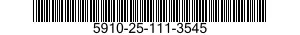 5910-25-111-3545 CAPACITOR,FIXED,ELECTROLYTIC 5910251113545 251113545