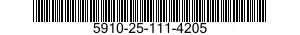 5910-25-111-4205  5910251114205 251114205