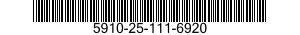 5910-25-111-6920  5910251116920 251116920