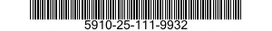 5910-25-111-9932 CAPACITOR,FIXED,ELECTROLYTIC 5910251119932 251119932
