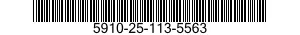 5910-25-113-5563 CAPACITOR,FIXED,MIC 5910251135563 251135563