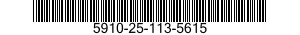 5910-25-113-5615 CAPACITOR,FIXED,PLASTIC DIELECTRIC 5910251135615 251135615
