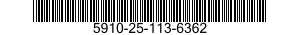 5910-25-113-6362 CAPACITOR,FIXED,CERAMIC 5910251136362 251136362