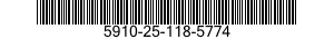 5910-25-118-5774 CAPACITOR 5910251185774 251185774