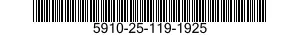 5910-25-119-1925 KONDENSATOR 5910251191925 251191925