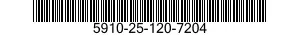 5910-25-120-7204  5910251207204 251207204