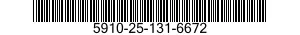 5910-25-131-6672  5910251316672 251316672