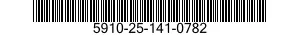 5910-25-141-0782 CAPACITOR,FIXED,ELECTRICAL 5910251410782 251410782