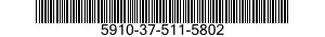 5910-37-511-5802 CAPACITOR,FIXED,METALLIZED,PAPER-PLASTIC DIELECTRIC 5910375115802 375115802