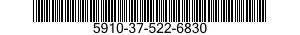 5910-37-522-6830 CAPACITOR,FIXED,CERAMIC DIELECTRIC 5910375226830 375226830