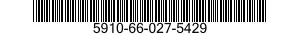 5910-66-027-5429 CAPACITOR,FIXED,PLASTIC DIELECTRIC 5910660275429 660275429