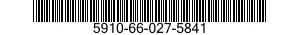 5910-66-027-5841 CAPACITOR,FIXED,PLASTIC DIELECTRIC 5910660275841 660275841