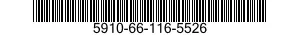 5910-66-116-5526 CAPACITOR,FIXED,CERAMIC DIELECTRIC 5910661165526 661165526