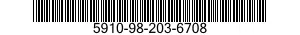 5910-98-203-6708 CAPACITOR,FIXED,CERAMIC DIELECTRIC 5910982036708 982036708