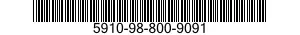 5910-98-800-9091 CAPACITOR,VARIABLE,CERAMIC DIELECTRIC 5910988009091 988009091