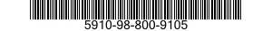 5910-98-800-9105 CAPACITOR,FIXED,PLASTIC DIELECTRIC 5910988009105 988009105